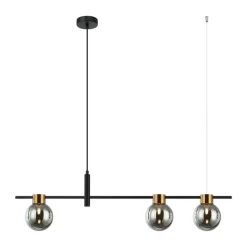 Bletter III dymiony - Italux - lampa wisząca