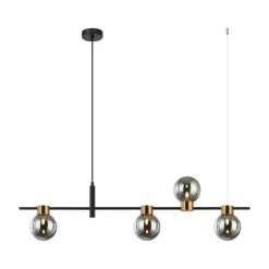 Bletter IV dymiony - Italux - lampa wisząca