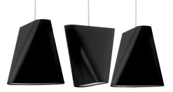 Blum 3 Czarny - SOLLUX LIGHTING - lampa wisząca