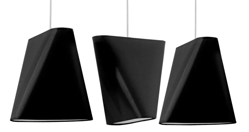 Blum 3 Czarny - SOLLUX LIGHTING - lampa wisząca