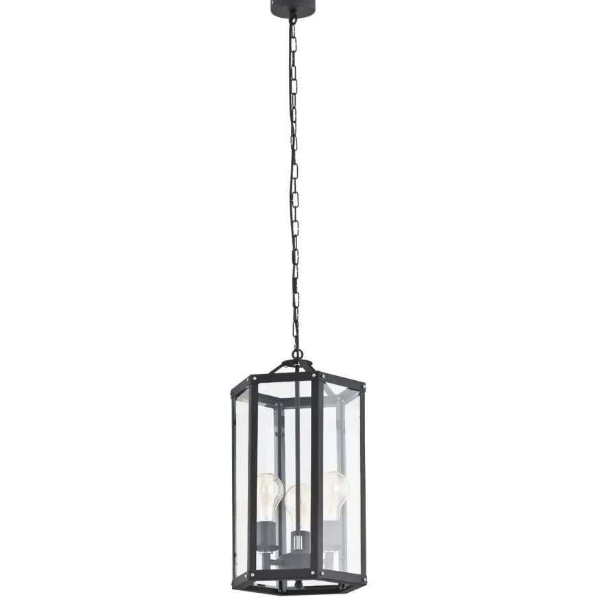 Bodrum 1253 - Argon - lampa wisząca 3 pł.