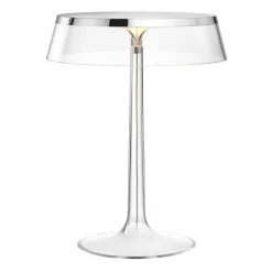 Bon Jour H41 chrom, przezroczysty - Flos - lampa biurkowa