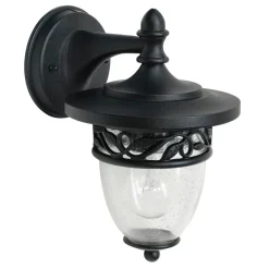 Burford Black - Elstead Lighting - kinkiet ogrodowy