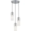 Burgos 1465 - Argon - lampa wisząca 3 pł. okrągła podsufitka