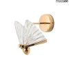 Butterfly S Złota - Moosee - lampa ścienna