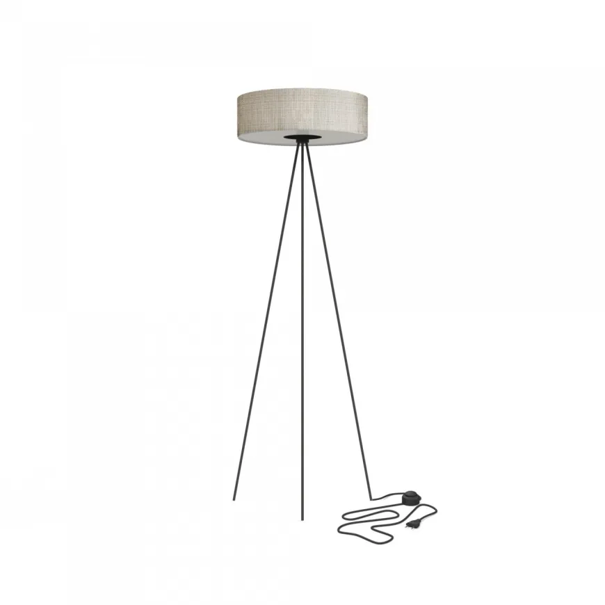 Cadilac III Black-Grey - Nowodvorski - lampa podłogowa nowoczesna