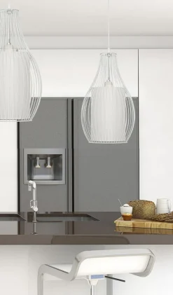 Camilla White 4611 - Nowodvorski - lampa wisząca nowoczesna