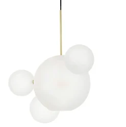 Capri 4 Biała / Złota - King Home - lampa wisząca