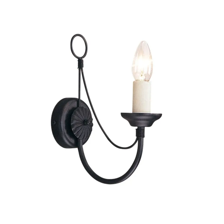 Carisbrooke Black - Elstead Lighting - kinkiet klasyczny