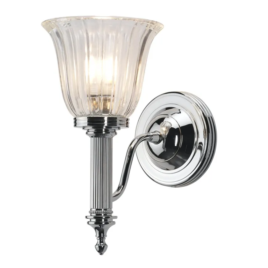 Carroll Led Polished Chrome H26 - Elstead Lighting - kinkiet łazienkowy