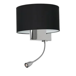 Casino Black-Chrome Led - Milagro - kinkiet nowoczesny