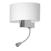 Casino White-Chrome Led - Milagro - kinkiet nowoczesny
