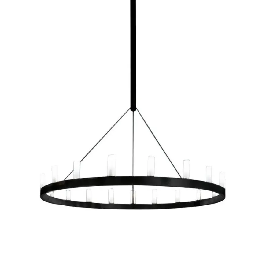 Chandelier Ø150 czarny - Fontana Arte - lampa sufitowa