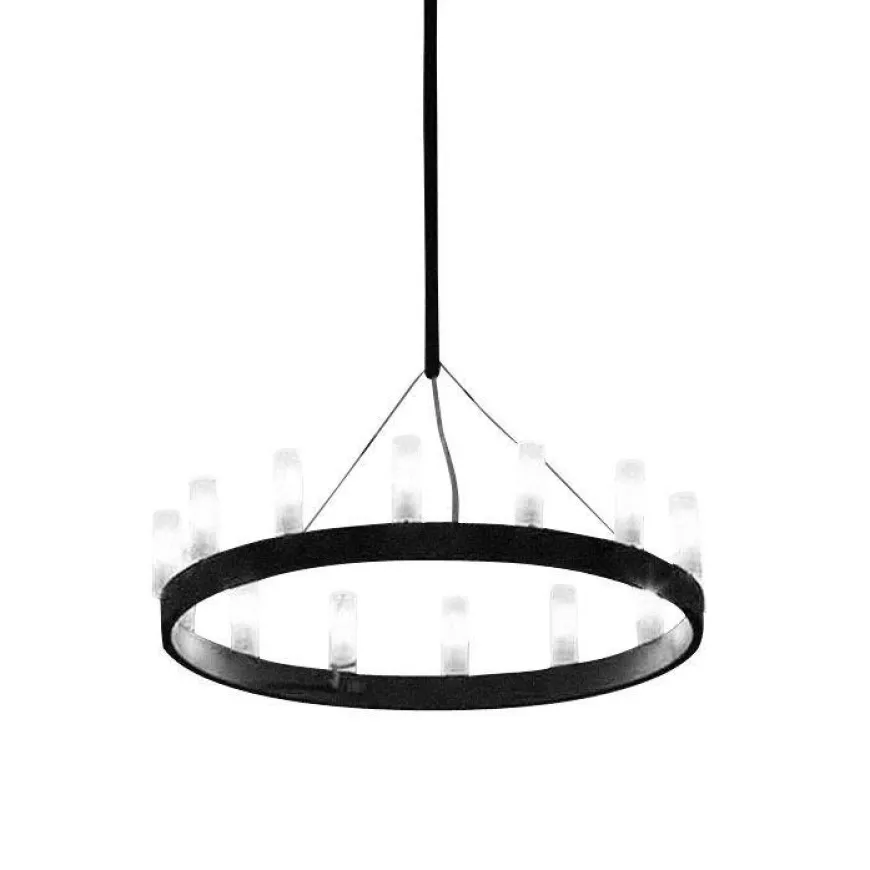 Chandelier Ø90 czarny - Fontana Arte - lampa sufitowa