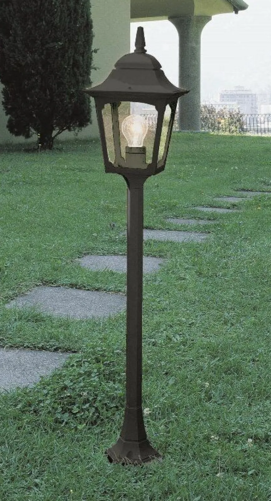 Chapel Black H100 - Elstead Lighting - lampa stojąca ogrodowa