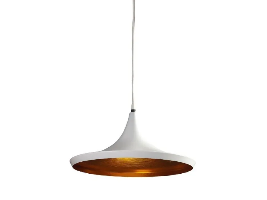 CHINK WHITE/GOLD - Azzardo - lampa wisząca