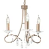 Christina Silver And Gold - Elstead Lighting - lampa wisząca 3-ramienna