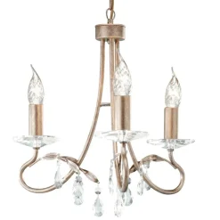 Christina Silver And Gold - Elstead Lighting - lampa wisząca 3-ramienna