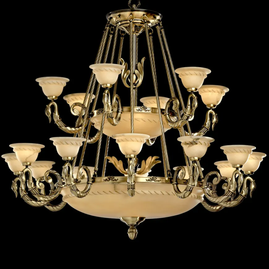 Cigno 2735/12+6+6+3 - Possoni - lampa wisząca