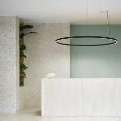 Compendium Circle Ø110 czarny - Luceplan - lampa wisząca