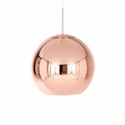 Copper Round Ø25 miedź - Tom Dixon - lampa wisząca