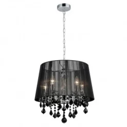 Cornelia Black M - Italux - lampa wisząca klasyczna