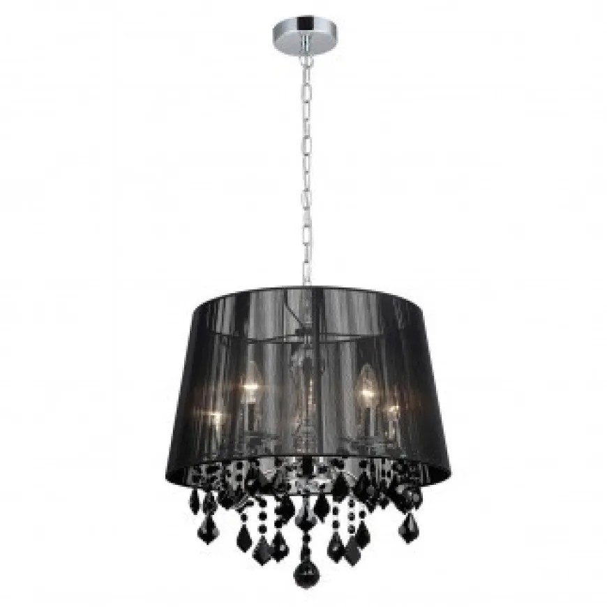 Cornelia Black M - Italux - lampa wisząca klasyczna
