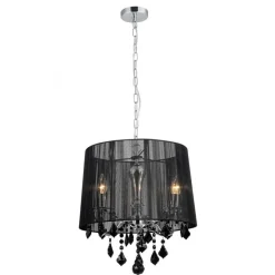 Cornelia Black S - Italux - lampa wisząca klasyczna