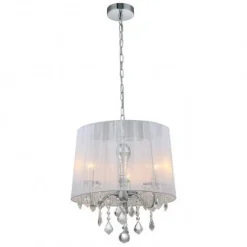 Cornelia White S - Italux - lampa wisząca klasyczna