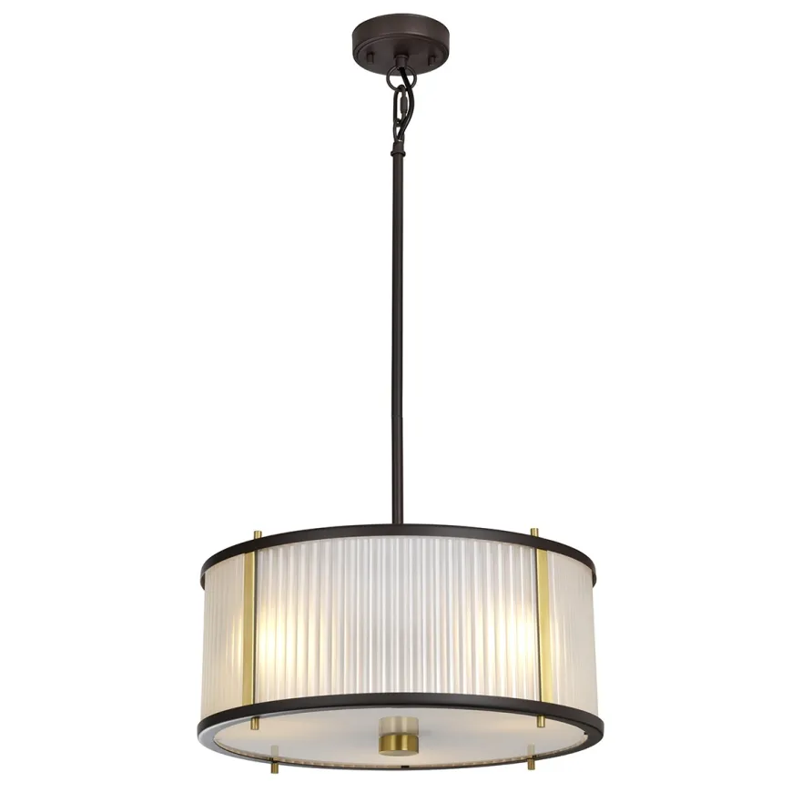 Corona brąz - Elstead Lighting - lampa wisząca