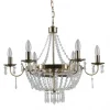 Cortina Antic Bronze Ø65 - Italux - lampa wisząca klasyczna