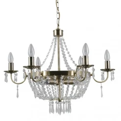 Cortina Antic Bronze Ø65 - Italux - lampa wisząca klasyczna