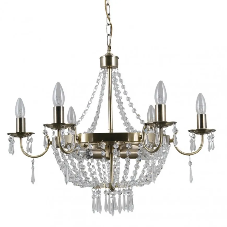 Cortina Antic Bronze Ø65 - Italux - lampa wisząca klasyczna