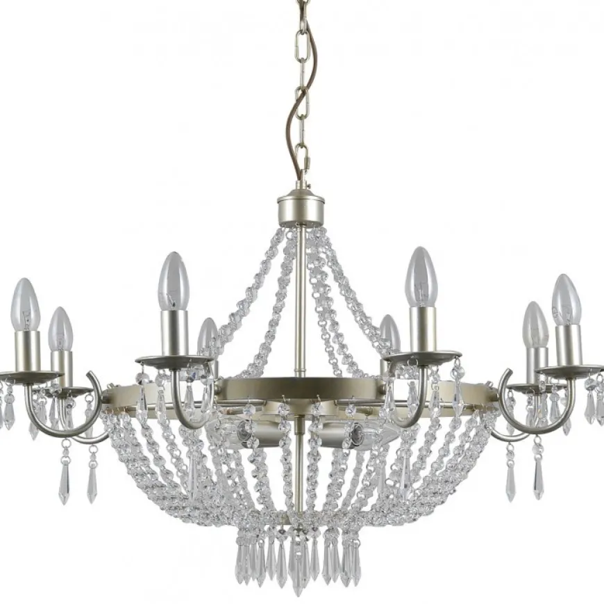 Cortina Champagne Ø75 - Italux - lampa wisząca klasyczna
