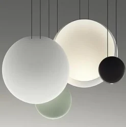 Cosmos 2516 zielony biały brązowy - Vibia - lampa wisząca