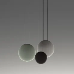 Cosmos 2510 zielony szary brązowy - Vibia - lampa wisząca