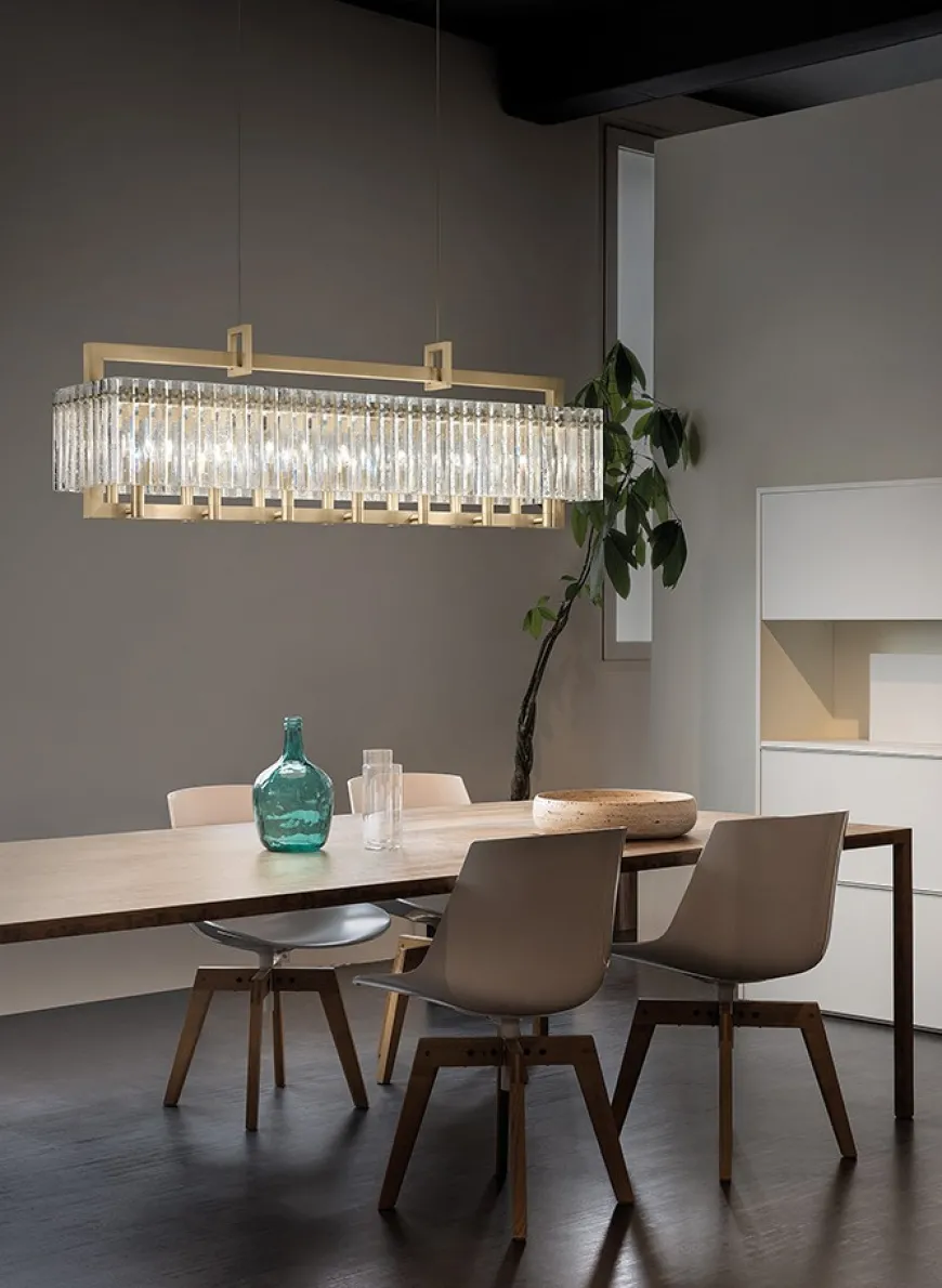 Crek Sospensione Lineare L95 - Masiero - lampa wisząca