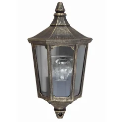 Cricklade Black/Gold - Elstead Lighting - kinkiet ogrodowy