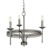 Crown Iron Gate - Elstead Lighting - lampa wisząca 3-ramienna