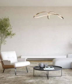 Curve Gold - Maytoni - lampa wisząca