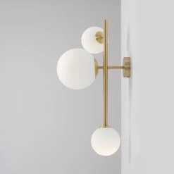 Dione 3 Wall Brass - Artera - kinkiet