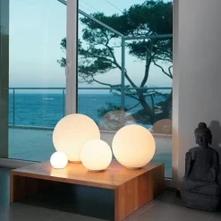 Dioscuri Ø35 biały - Artemide - lampa biurkowa