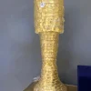 DORATA - lampa stołowa z 24k złotem wykonanaze szkła dmuchanego Murano