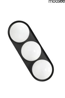 Drops 3 Czarna - Moosee - lampa ścienna