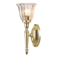 Dryden Led Polished Brass H33 - Elstead Lighting - kinkiet łazienkowy