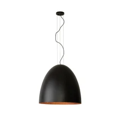 Egg Black-Copper XL - Nowodvorski - lampa wisząca