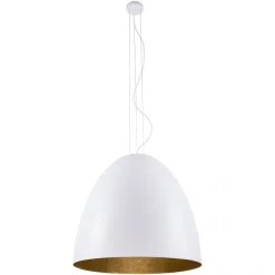 Egg L White-Gold 9023 - Nowodvorski - lampa wisząca nowoczesna
