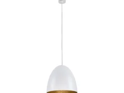 Egg M White-Gold 9021 - Nowodvorski - lampa wisząca nowoczesna