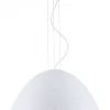 Egg Xl White-Gold 9025 - Nowodvorski - lampa wisząca nowoczesna