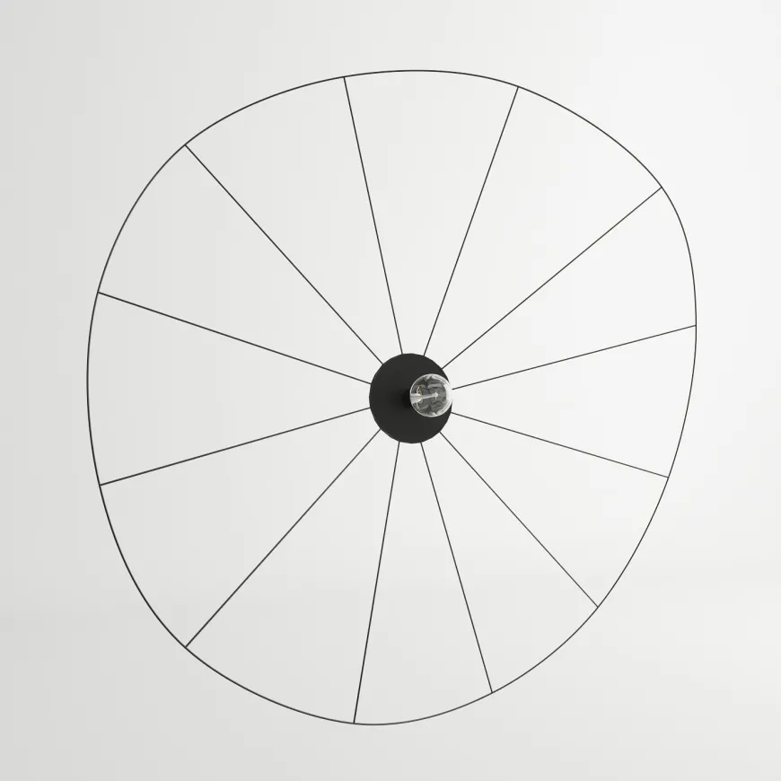Eskola 70 Czarny - THORO - lampa ścienna